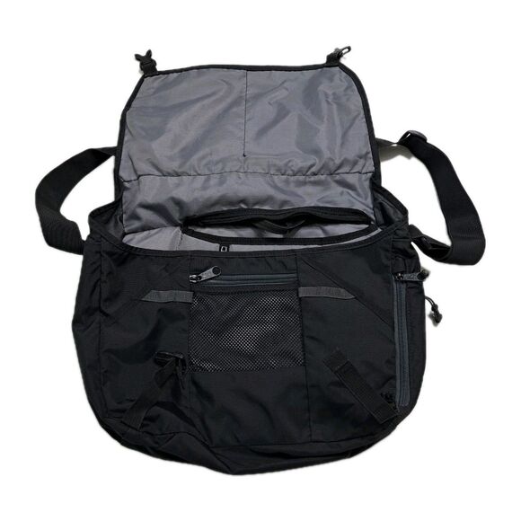 Jansport Medium Crossbody Shoulder Messenger Laptop Tablet Bag Black School - Picture 8 of 13